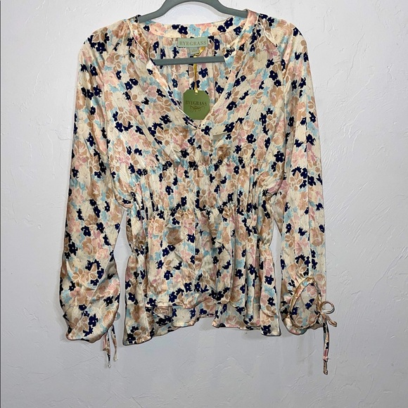 NWT RYEGRASS Floral Blouse - Picture 1 of 2